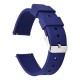 HNS Navy Soft Silicone Rubber Quick Release Watch Strap