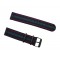 HNS 2 Pieces Blue Red Stripe Ballistic Nylon Watch Strap With PVD Buckle