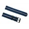 HNS Navy Stripe Ballistic Nylon Watch Strap With PVD Coated Buckle