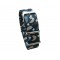 HNS Double Graphic Printed Ocean Heavy Duty Ballistic Nylon Watch Strap With Polished Stainless Steel Buckle