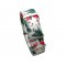 HNS Double Graphic Printed Flamingo White Ballistic Nylon Watch Strap With Polished Stainless Steel Buckle